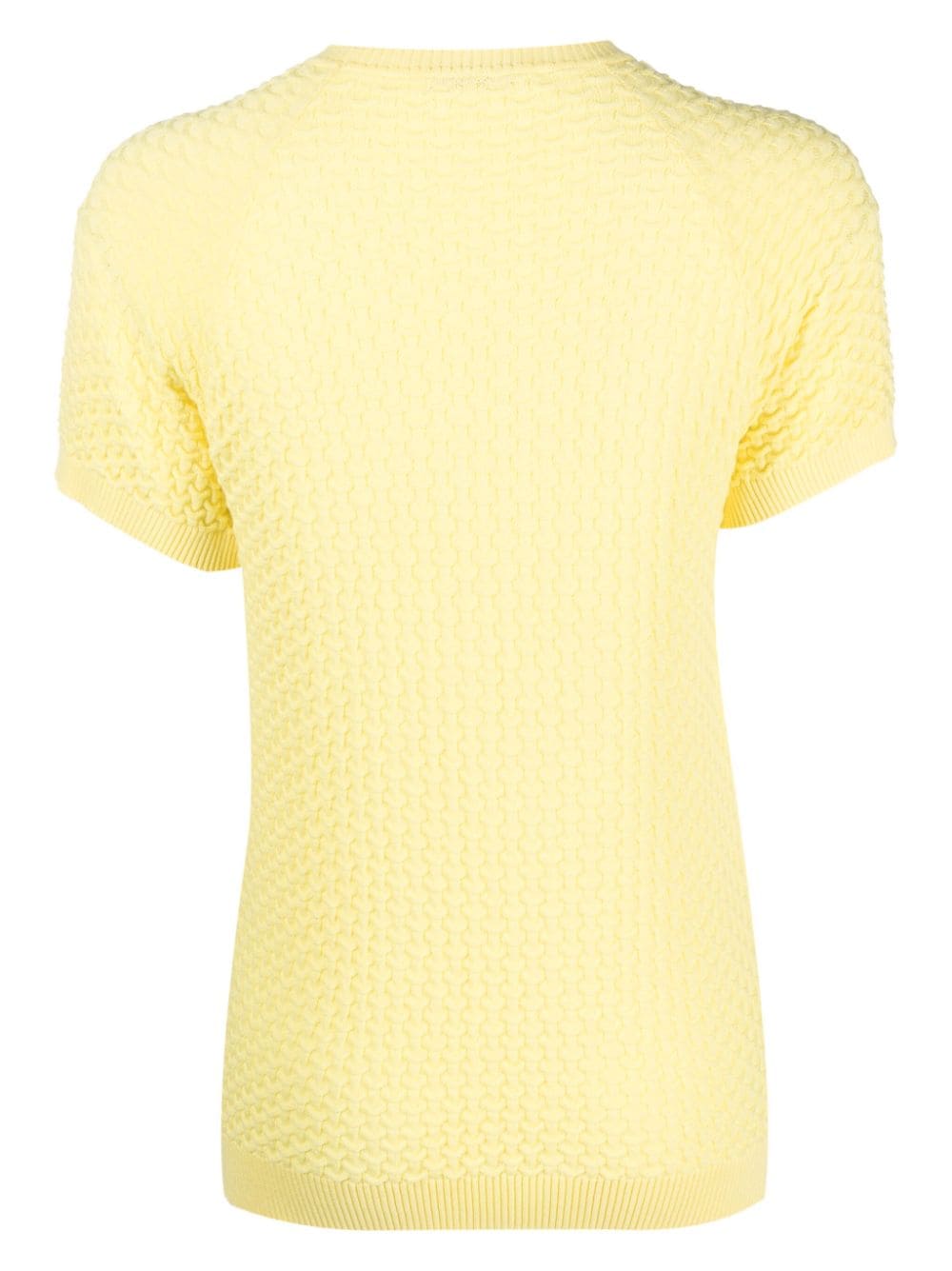 Circolo 1901 short-sleeve knitted top - Geel