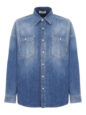 Valentino Garavani ヴァレンティノ ロックスタッズ デニムシャツ
