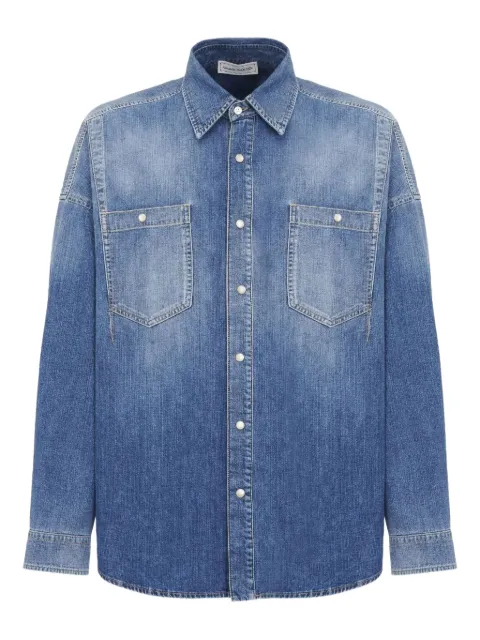Alexander McQueen camisa con detalle de dardo