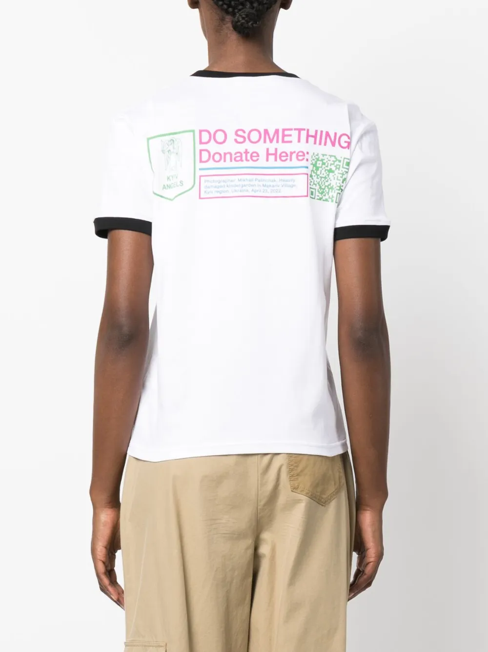 Cormio Woman T-shirt White Size 14 Cotton