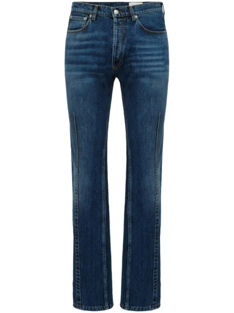 Alexander McQueen dart-detail straight-leg jeans