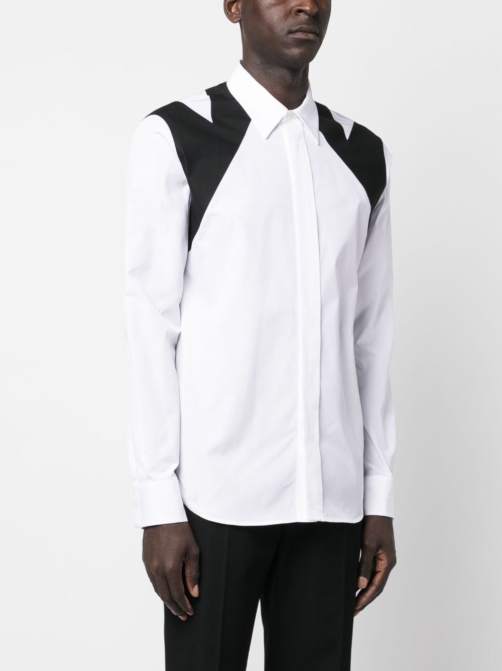 Alexander McQueen Cut-out Harness shirt Men