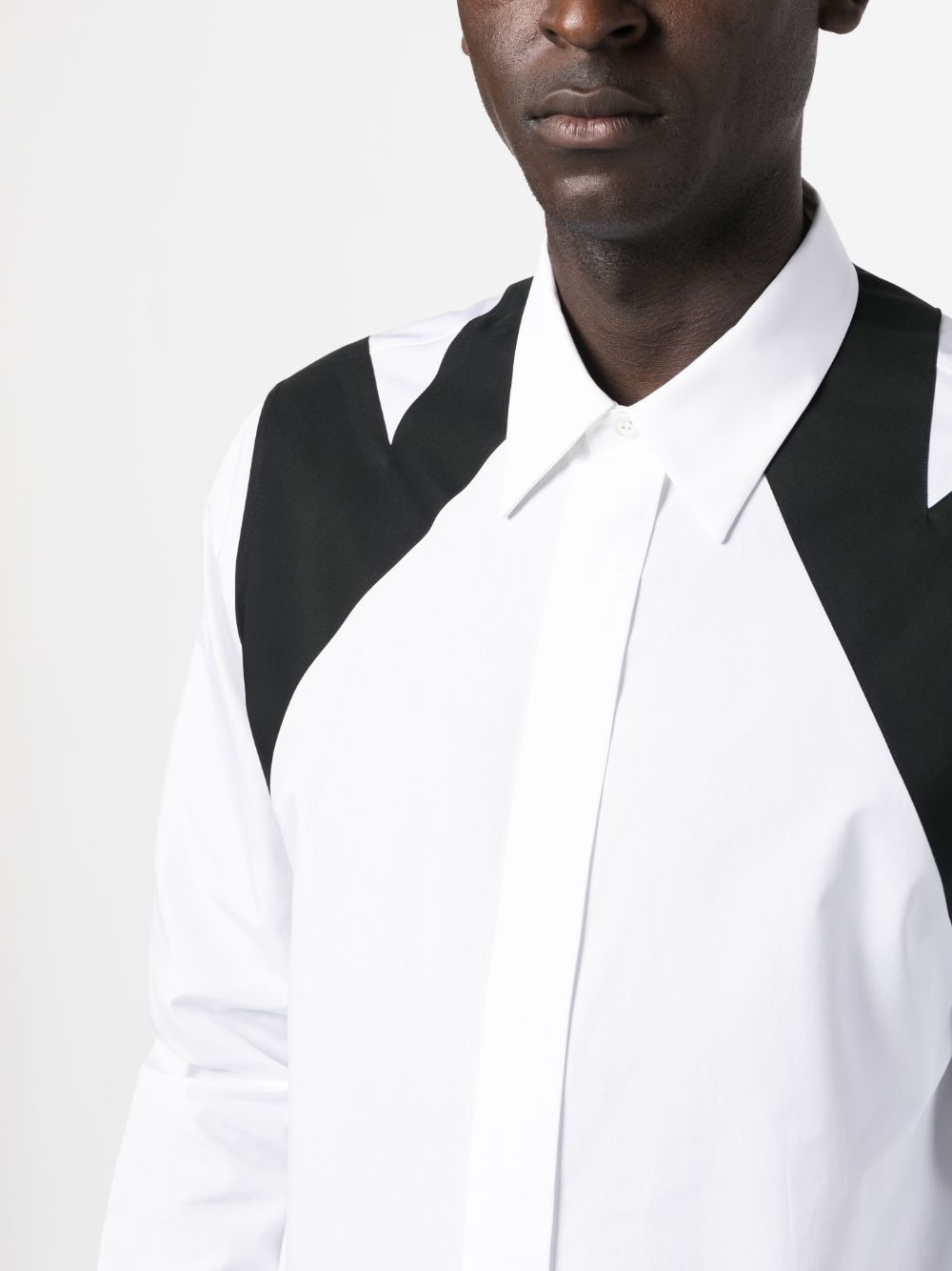 Alexander McQueen Cut-out Harness shirt Men