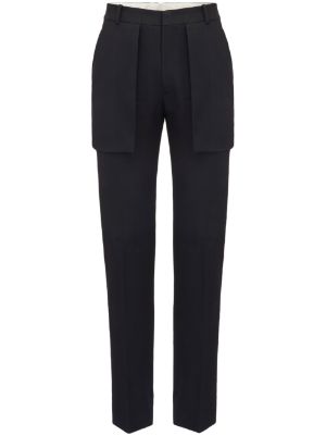 Buy Men Black Tapered Fit Self Design Formal Trousers online  Looksgudin