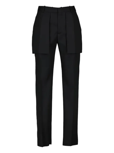 Alexander McQueen mid-rise tailored wool trousers