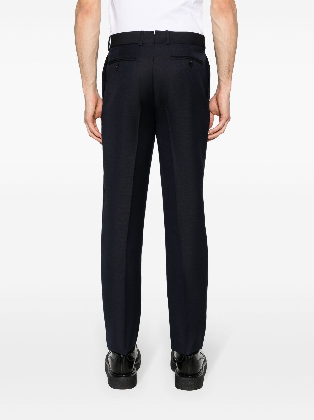 Alexander McQueen mid-rise tailored wool trousers Men