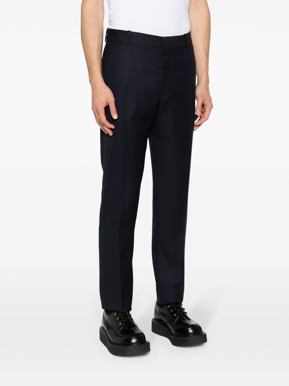 Alexander McQueen mid-rise tailored wool trousers Men