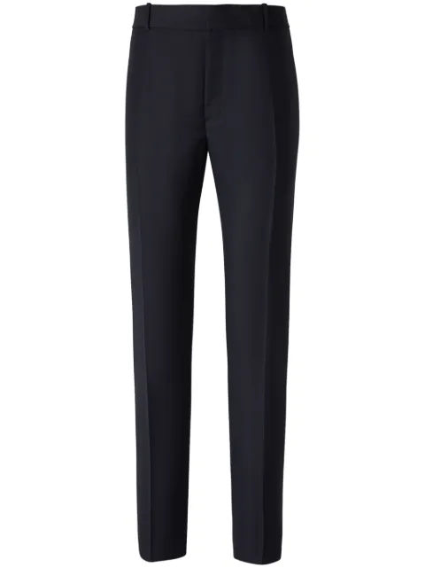 Alexander McQueen pantalones de vestir con tiro medio