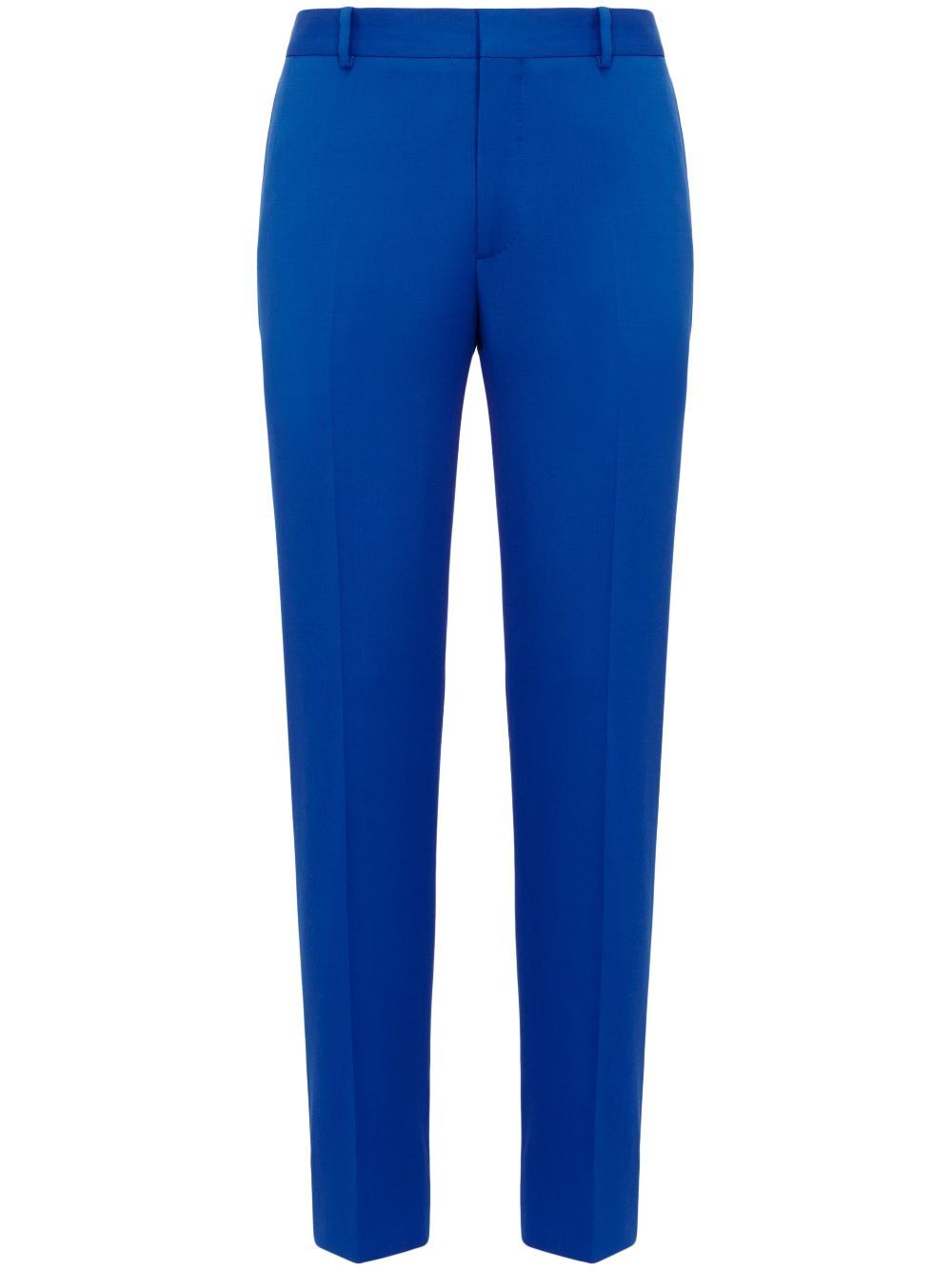 Alexander McQueen slim-cut tailored trousers - Blue