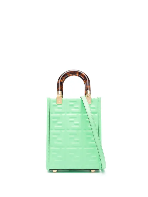 FENDI モノグラム ハンドバッグ | グリーン | FARFETCH JP