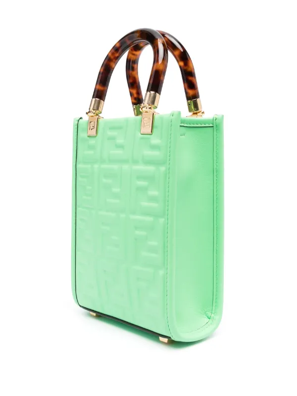 FENDI モノグラム ハンドバッグ | グリーン | FARFETCH JP