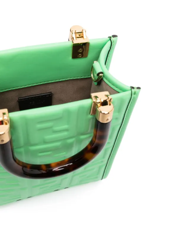 FENDI モノグラム ハンドバッグ | グリーン | FARFETCH JP