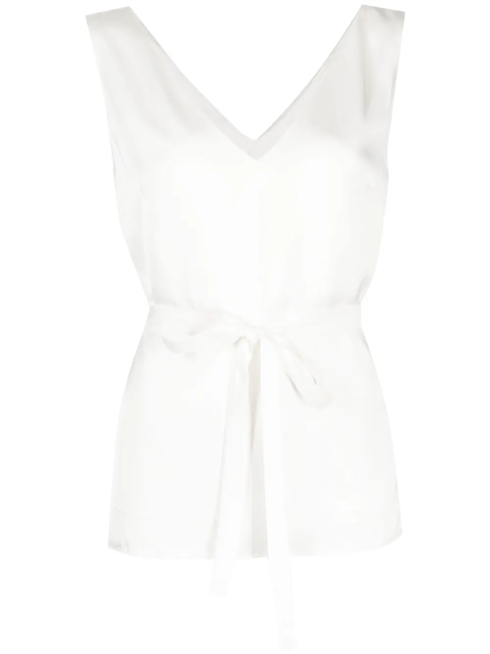 P.a.r.o.s.h V-neck Blouse In White