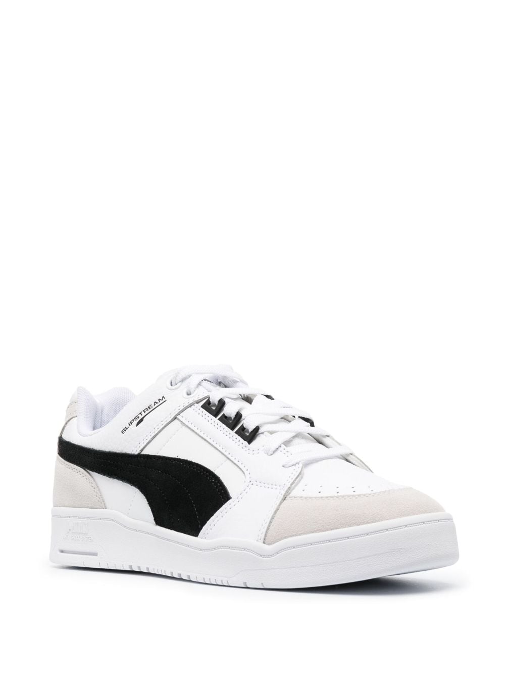 Shop Puma Panelled Low-top Sneakers In White