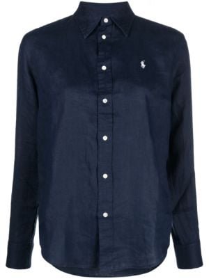 RALPH LAUREN. Camisa de rayas azul y blanca T.12 – Hibuy market