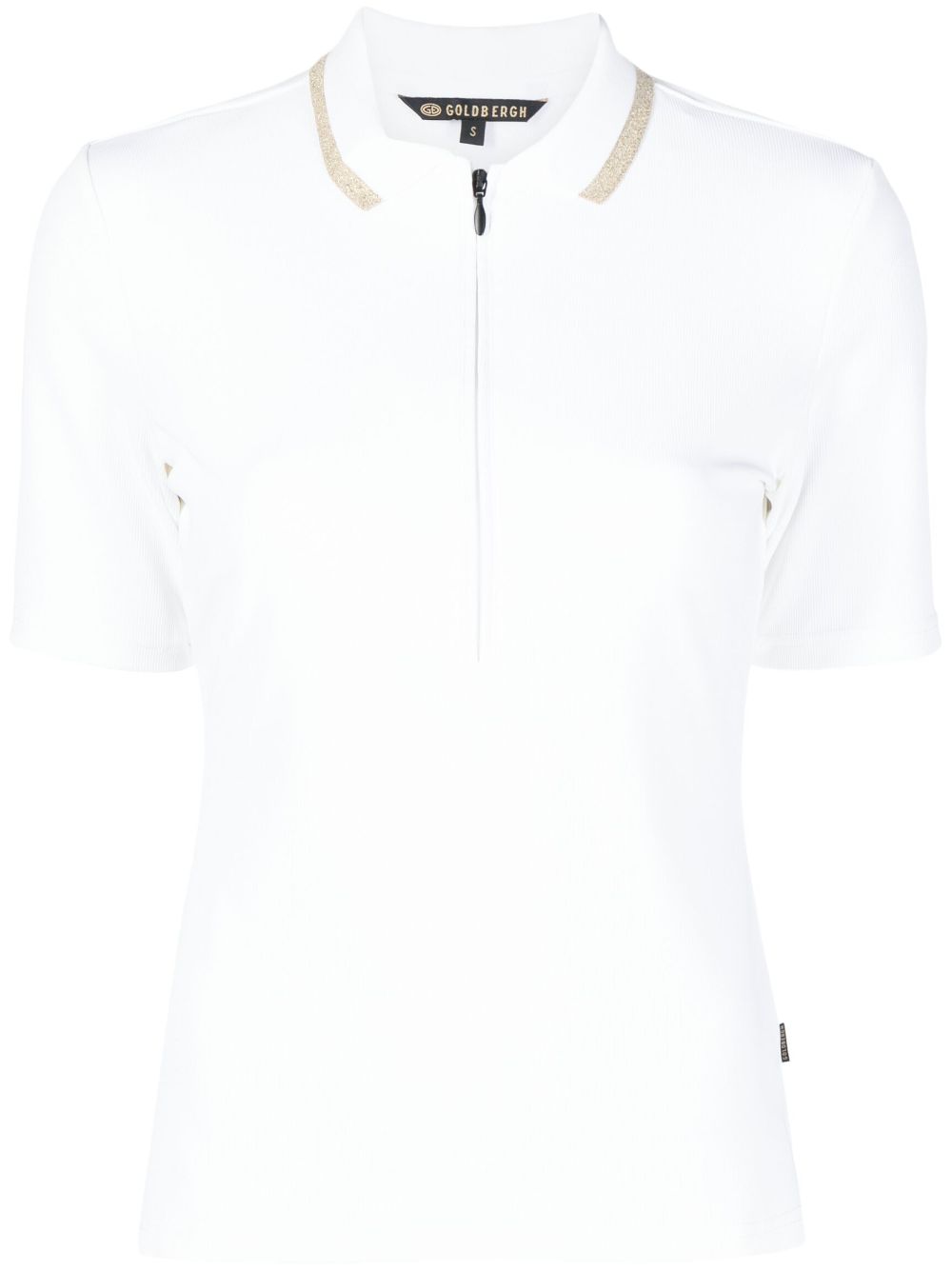 GOLDBERGH ZIP-FASTENING POLO SHIRT