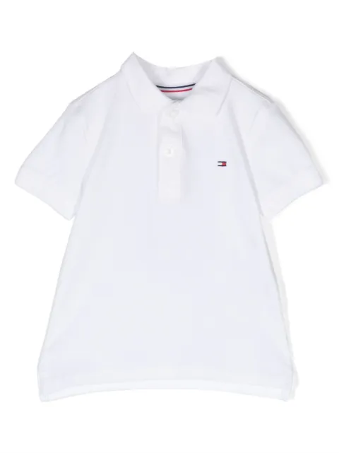 Tommy Hilfiger Junior - chest embroidered-logo polo shirt