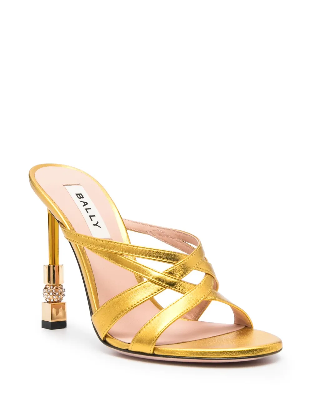 Bally Muiltjes met open neus - Goud
