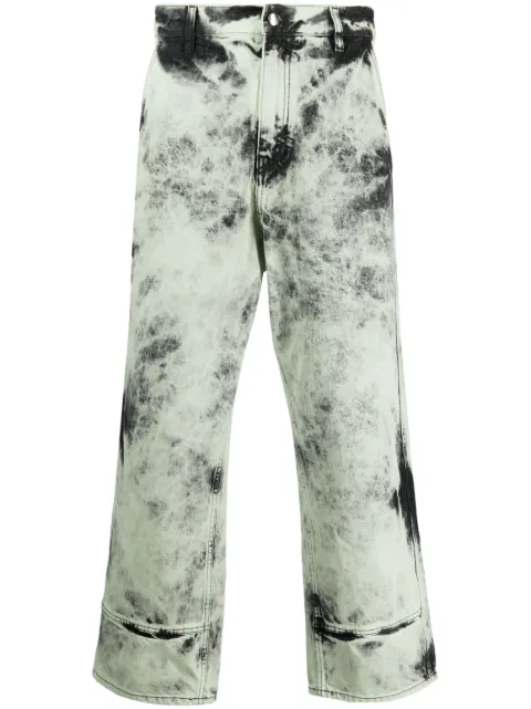 OAMC bleached-effect wide-leg jeans