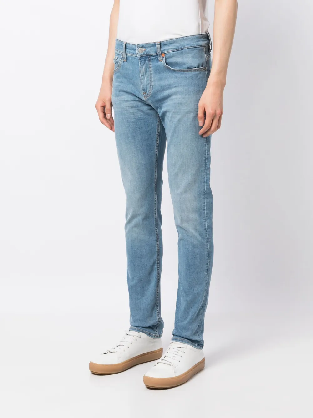 Hugo Boss Slim-fit Jeans In Blue Comfort-stretch Denim In Blue