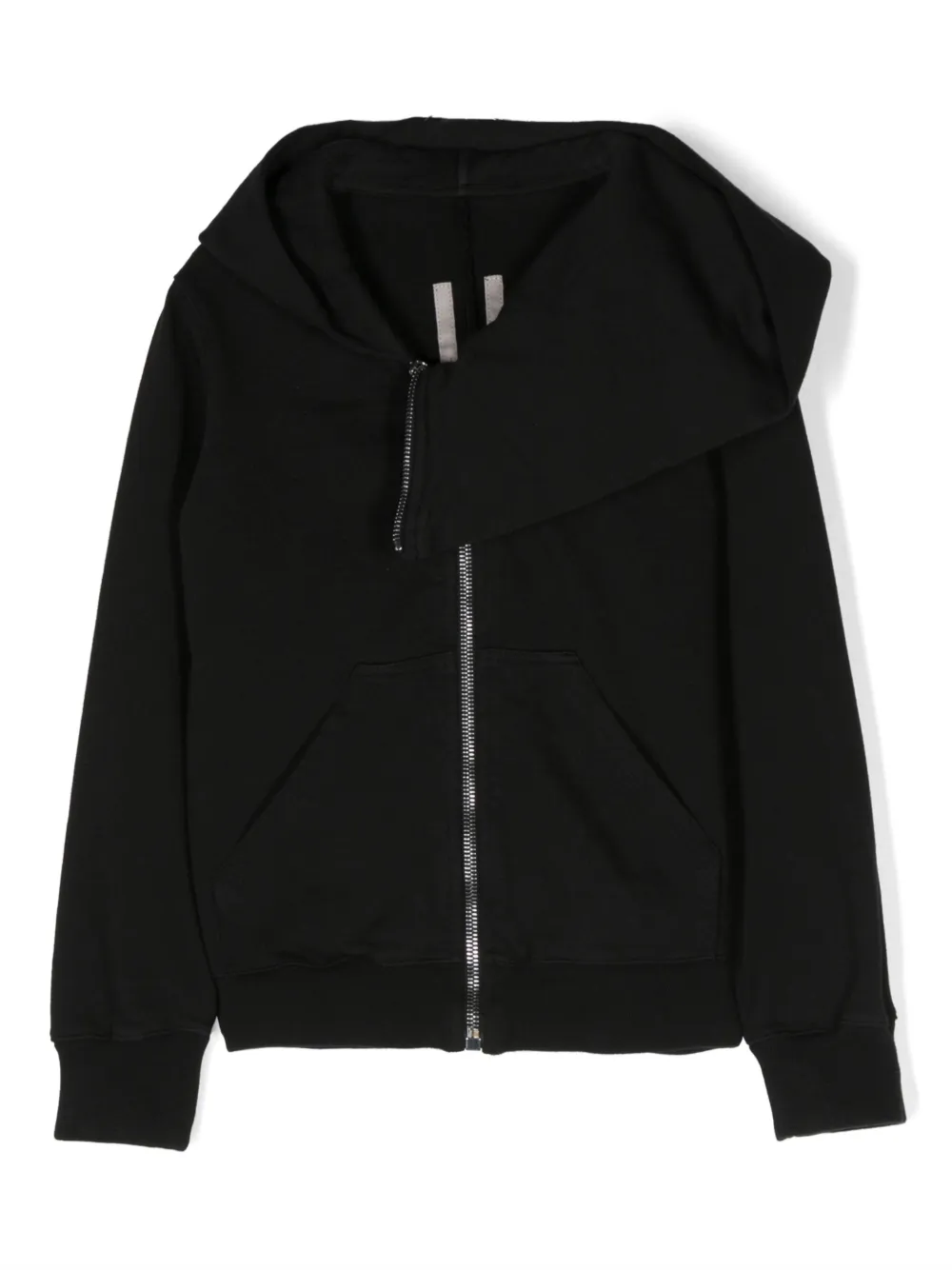 Rick Owens Kids' Spread-collar Zipped-up Jacket In Black