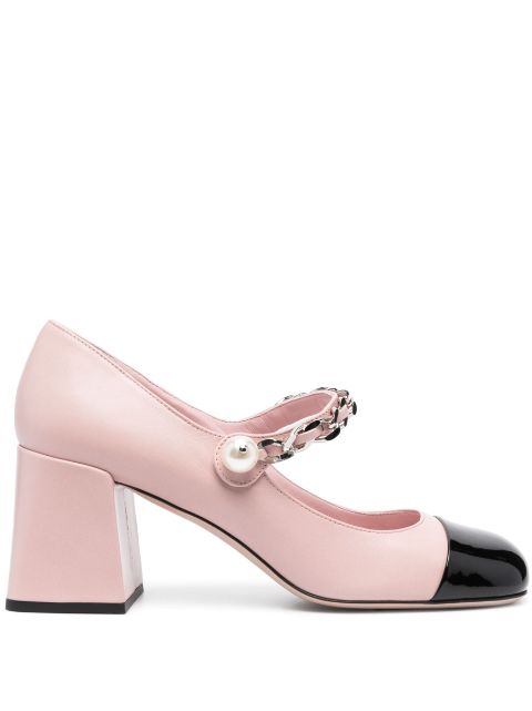 Miu Miu chain-strap Mary Jane pumps Women