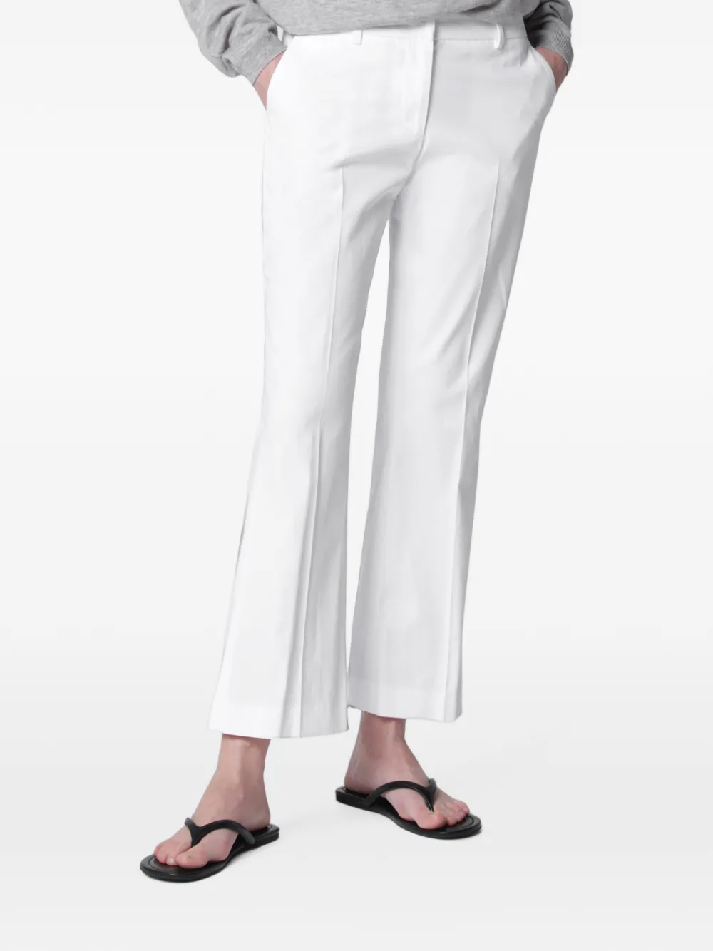 PT Torino mid-rise flared trousers