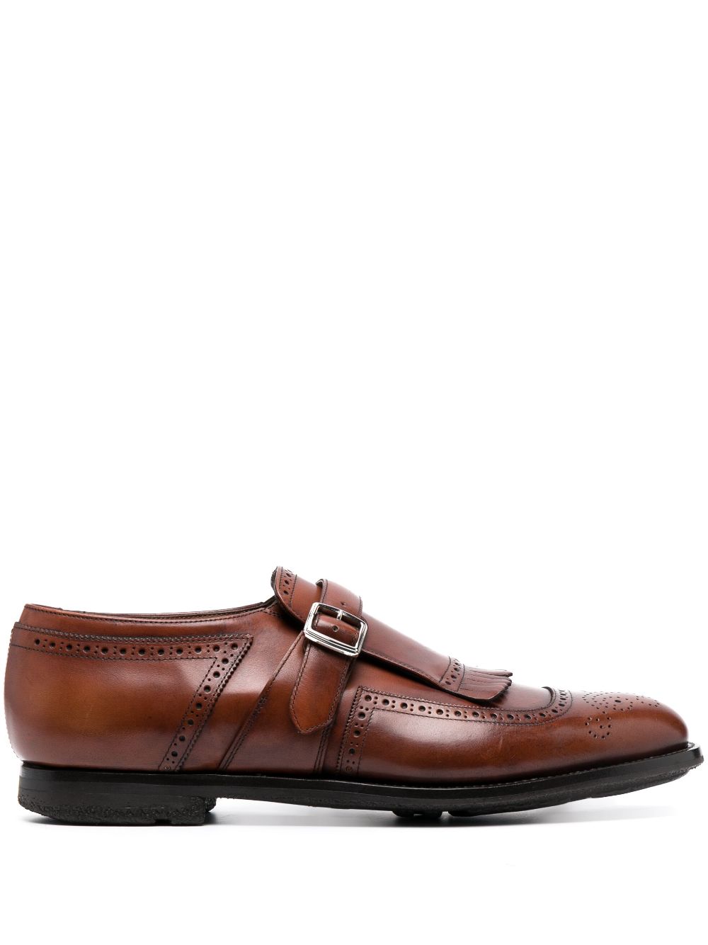 CHURCH'S TASSEL-DETAIL LEATHER MONK SHOES