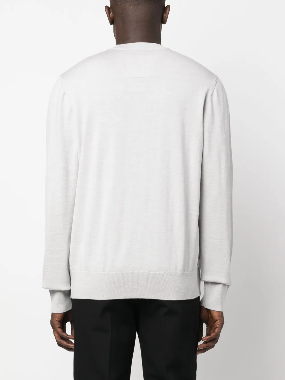 Affordable Givenchy logo-print melange wool jumper Men