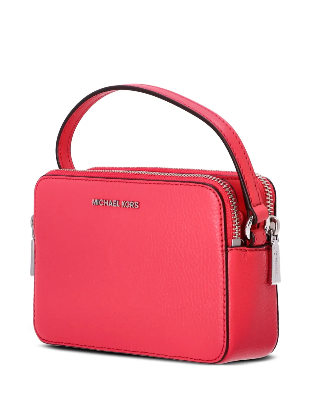 Shop Michael Kors Jet Set Crossbody Bag In Rosa