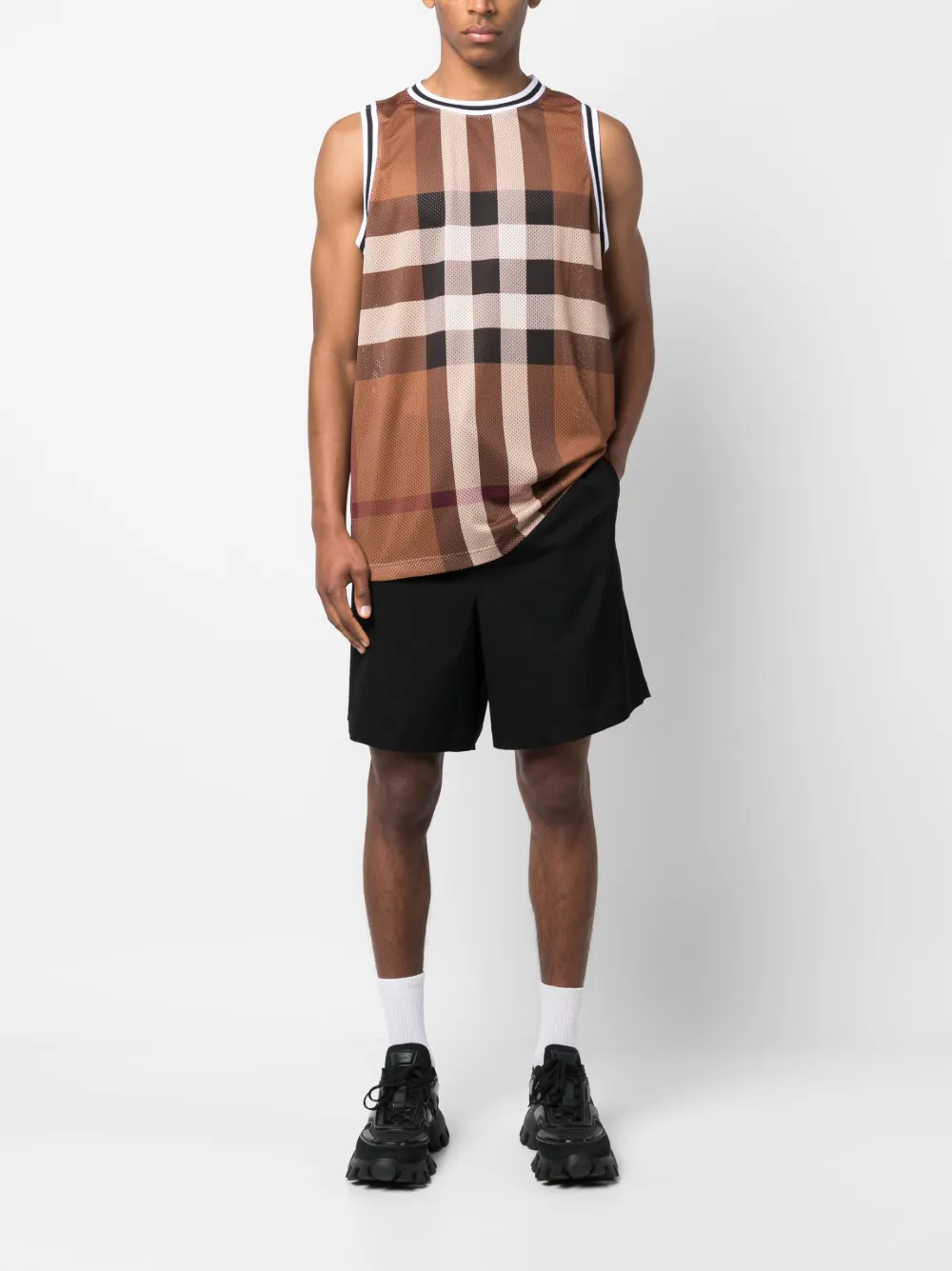 Burberry Mesh top - Bruin