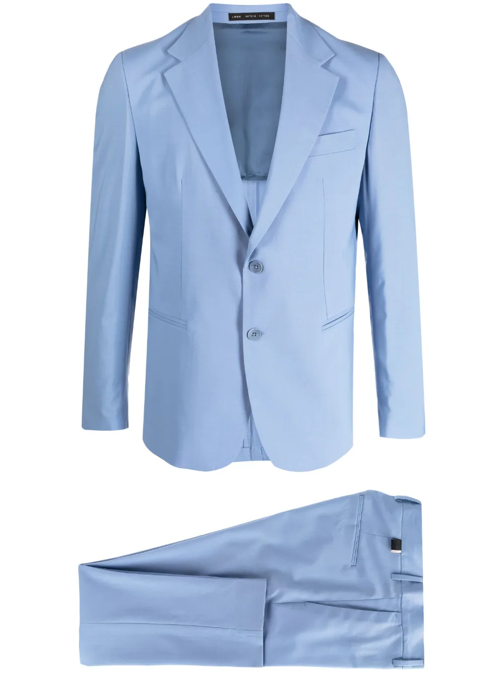 Low Brand notched-lapels single-breasted suit | Blue | Image 1