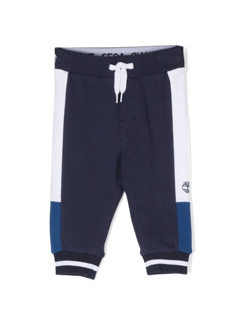 Timberland Kids - logo-print panelled track pants