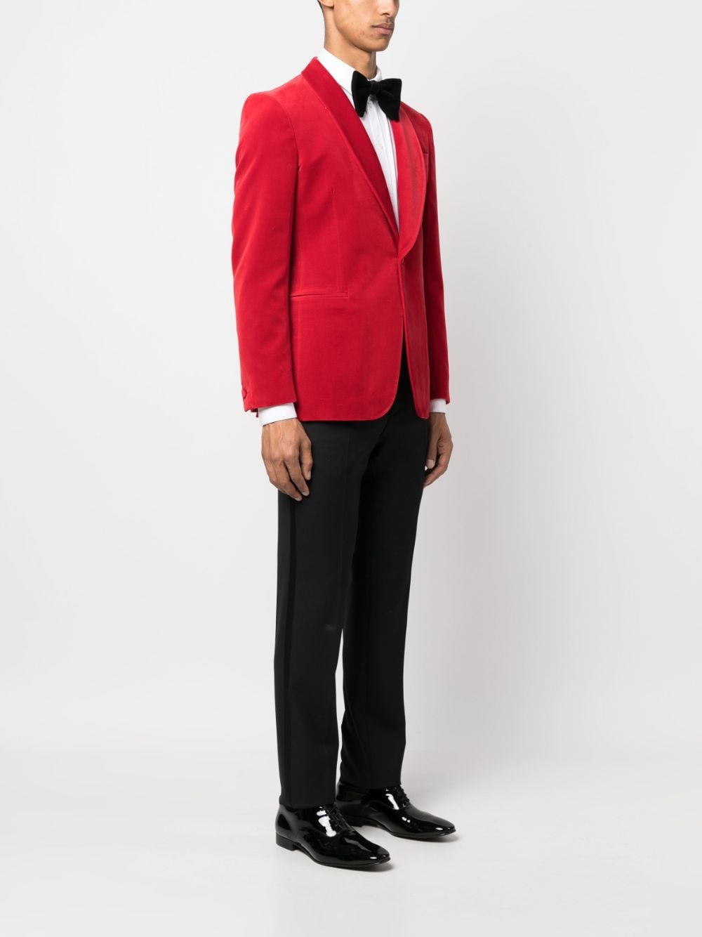 Shop Fursac Two-piece Dinner Suit In Red