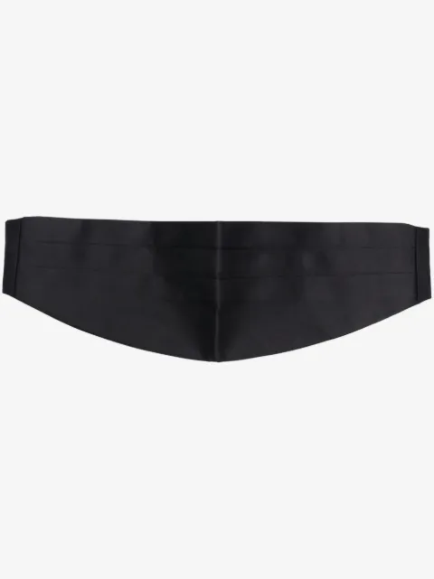 FURSAC pleated silk cummerbund belt