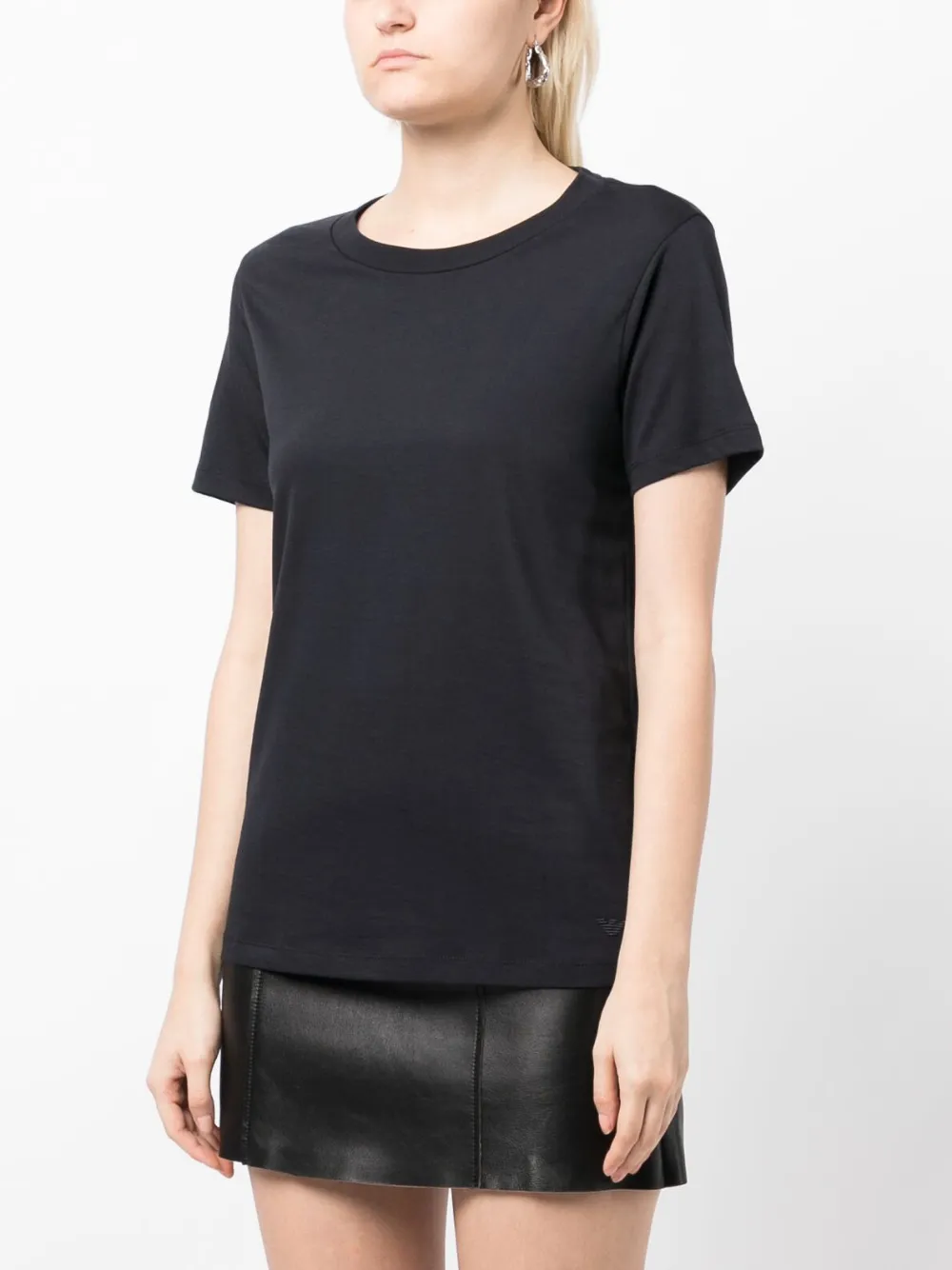 EMPORIO ARMANI ROUND-NECK COTTON T-SHIRT