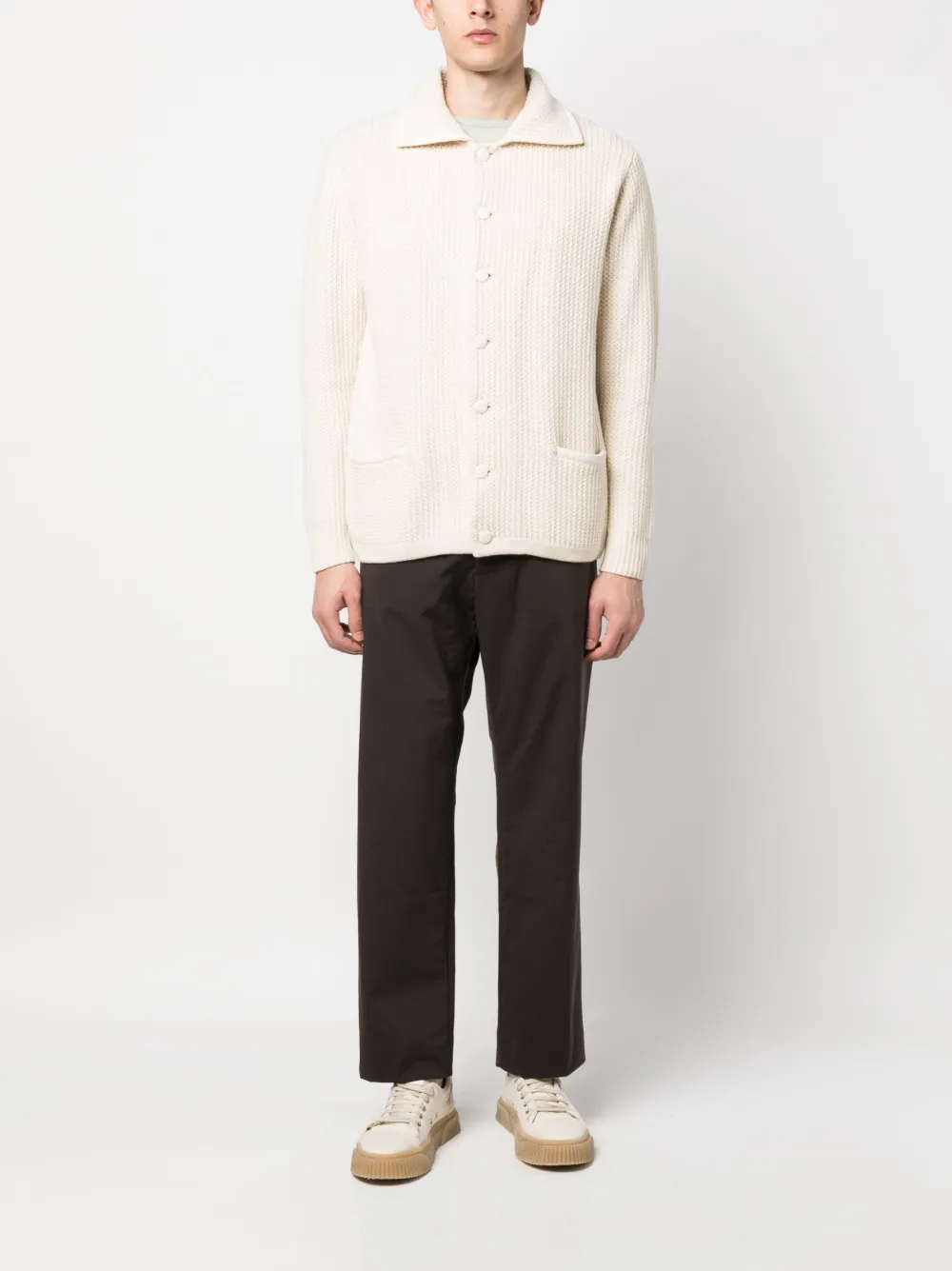FURSAC Vest met knoopsluiting - Beige