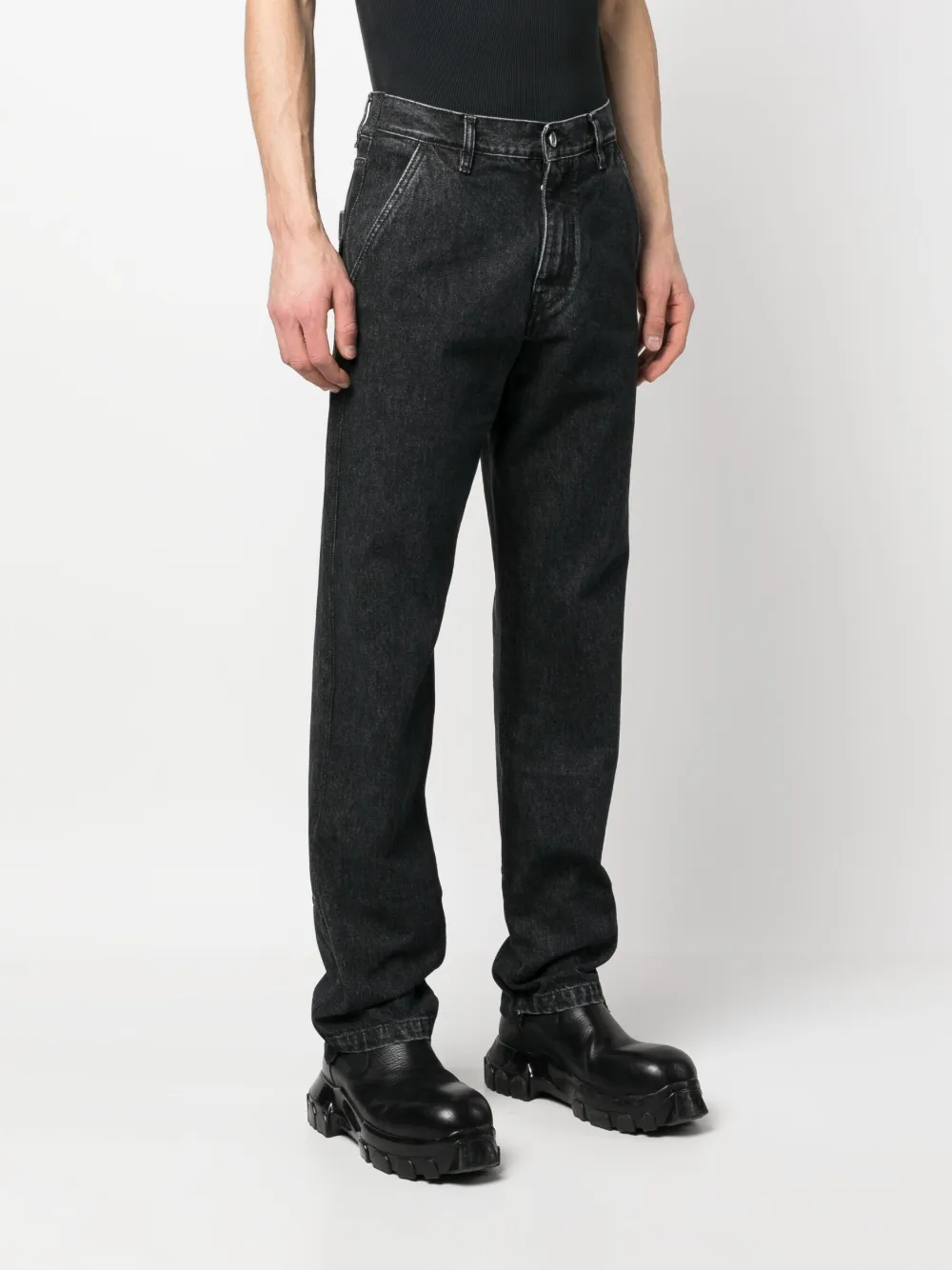  Oamc Straight-leg Jeans - Black 