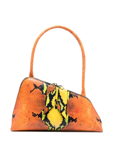 The Attico Sunrise python-print shoulder bag