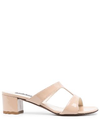 Carel Paris Pyramid 50mm Leather Sandals - Farfetch