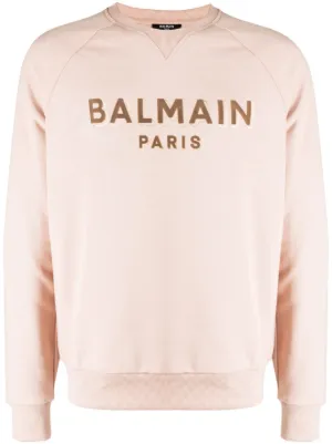 Pink balmain online sweatshirt