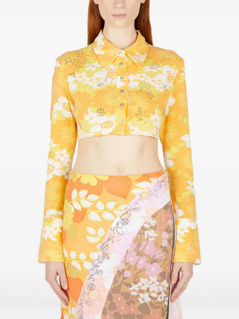 Rave Review floral-print shirt