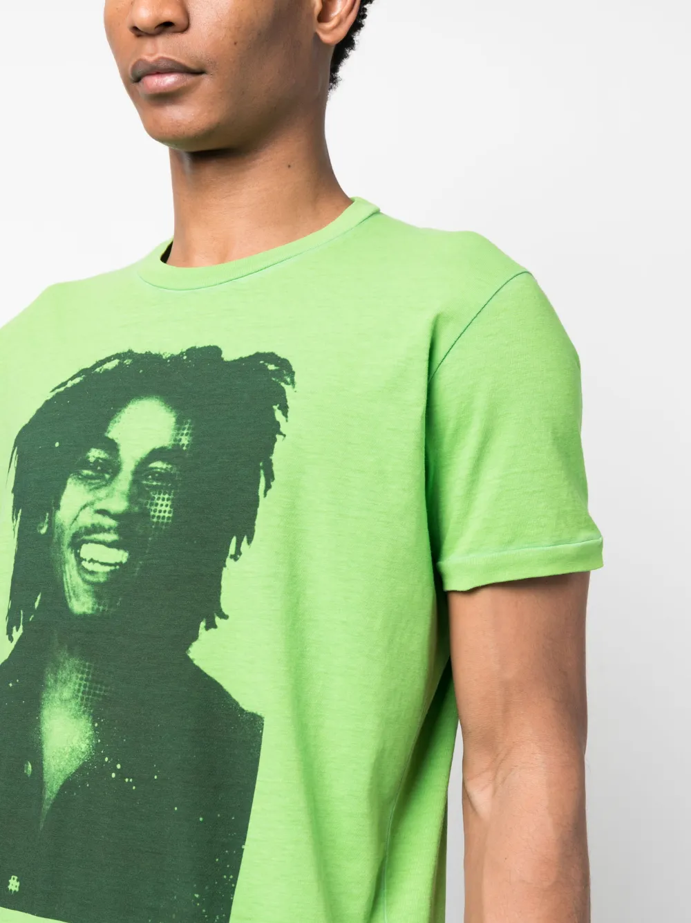 Dsquared2 Bob Marley Very Very Dan T-shirt In Grün