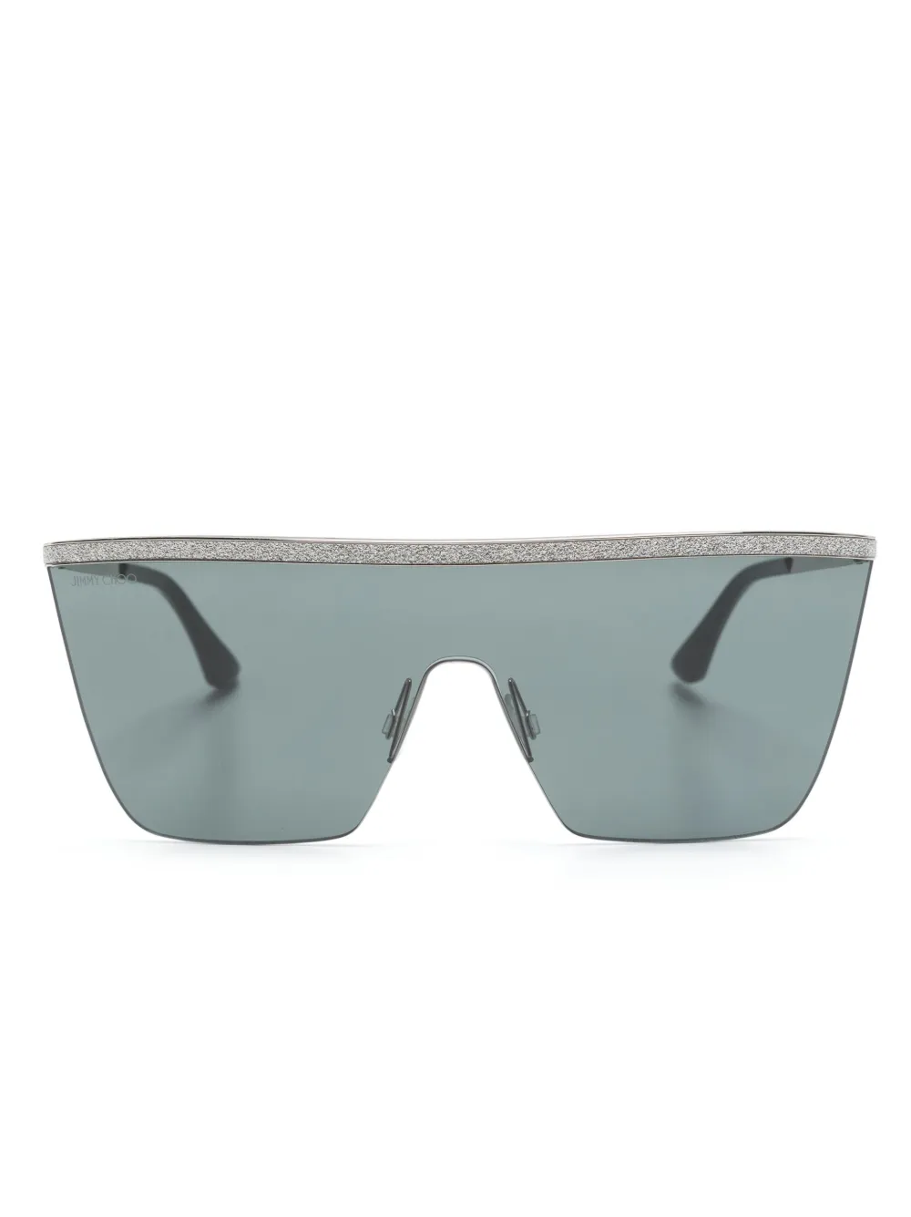 Jimmy Choo Eyewear Leahs mask-frame sunglasses | Black | Image 1