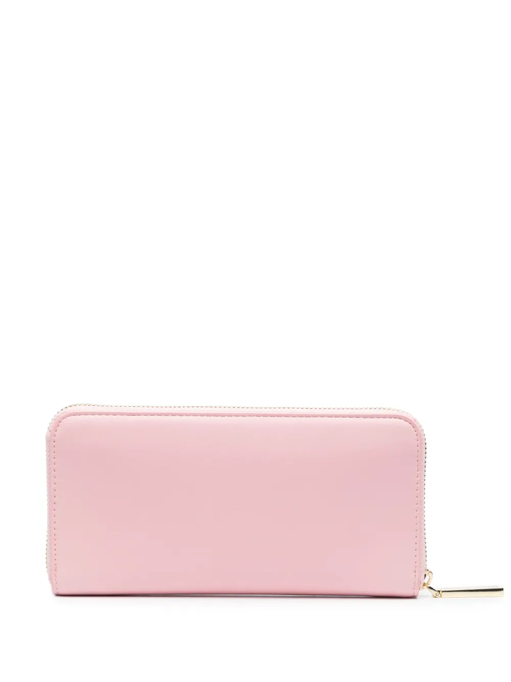 Chiara Ferragni debossed-logo leather wallet - Roze