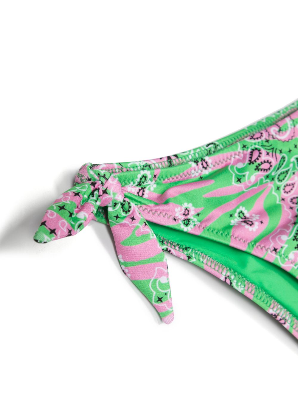 MC2 Saint Barth Kids Bikini met bandanaprint - Groen