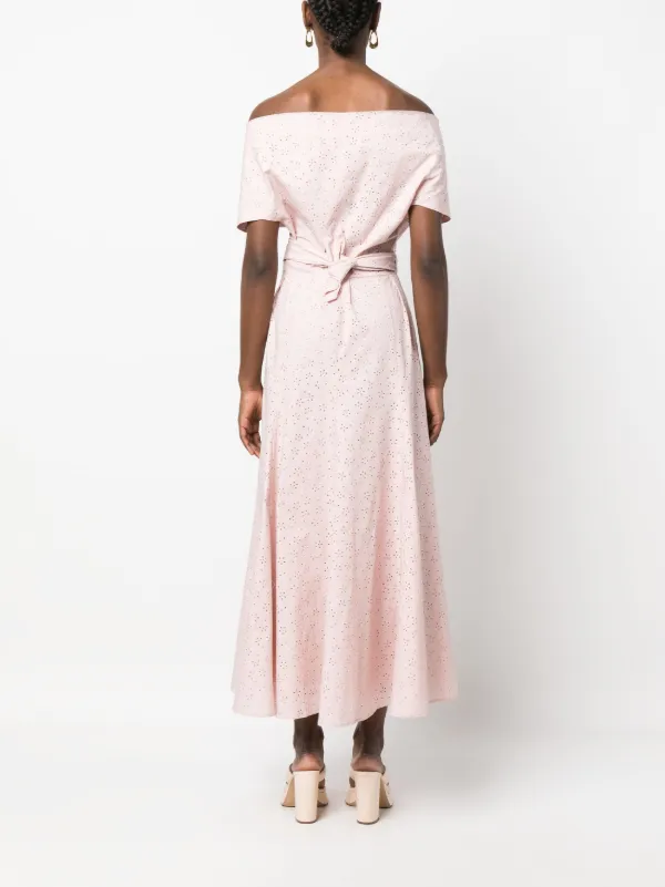 ワンピース Philosophy Di Lorenzo Serafini Donna Abito Rosa Pizzo M Philosophy Di Lorenzo Serafini Abito Midi In Pizzo | Rosa