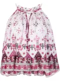 MARANT ÉTOILE Fabino graphic-print top - White
