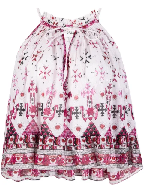 MARANT ÉTOILE Fabino graphic-print top