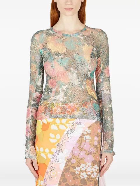 Rave Review floral-print blouse